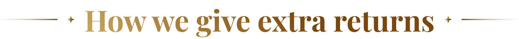 Extra Returns from NeoVault